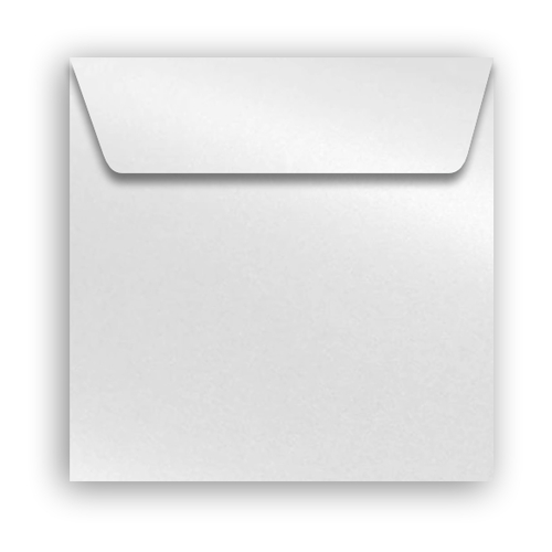 Envelope 170x170mm Majestic Metal Branco Leite - 10 Unidades