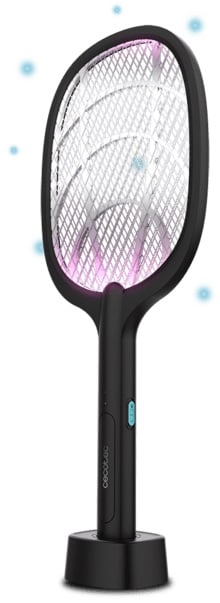 Raqueta Elétrica Anti-Insetos Mosquito Killer ByeFly 1000 Paddle 3000V (Preto) - CECOTEC