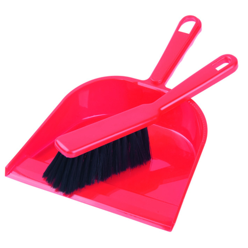 CONJUNTO PÁ DE LIXO E ESCOVA 22CM SORTIDO