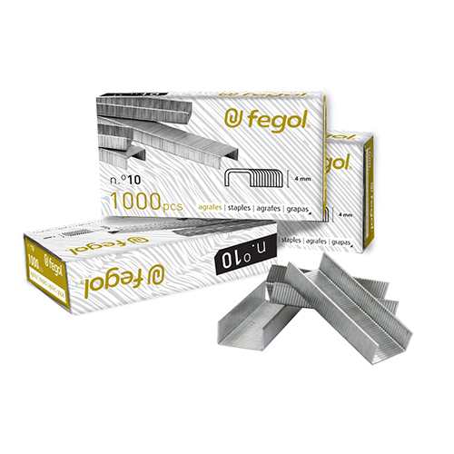 CAIXA 1000 AGRAFES Nº 10 FEGOL 7110