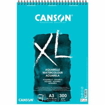 Bloco Espiralado Canson XL Aquarelle A3 300g 30Fls