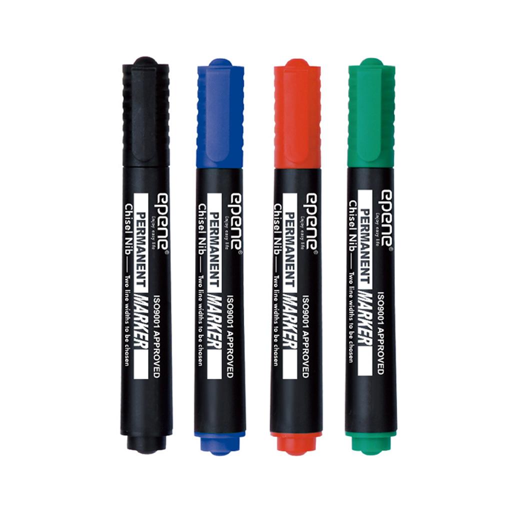 Marcador Permanente Grosso Epene EP11-2002 2mm 4 Cores 4un