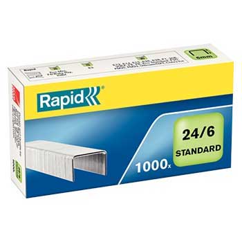 Agrafos 24/ 6 Rapid (2/ 20 Folhas) Cx1000un