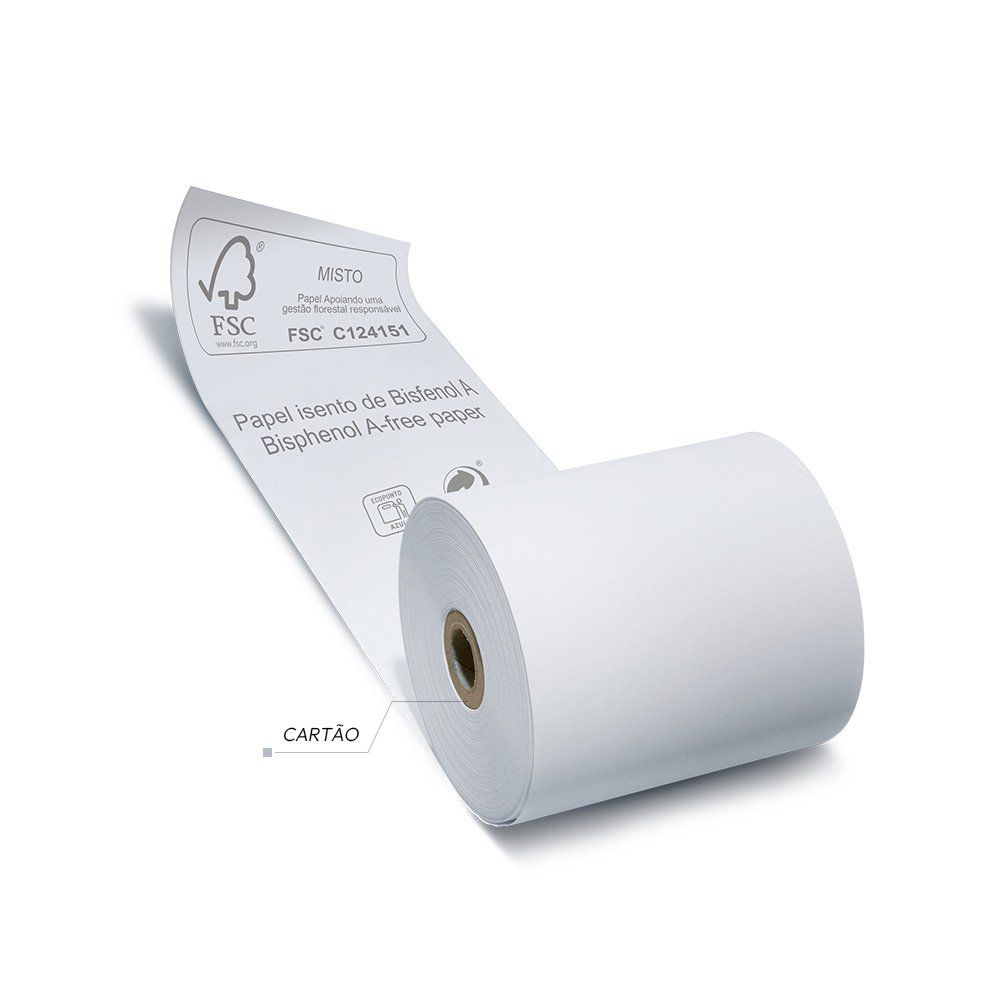 Rolo Papel Térmico 080x70x11mm 58g 10un