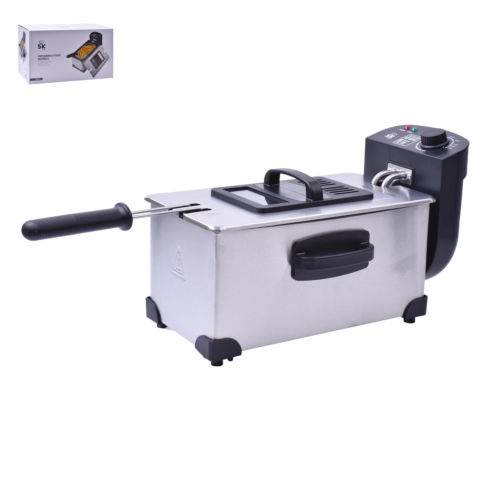 FRITADEIRA ELETRICA 2000W SK-C-804-520