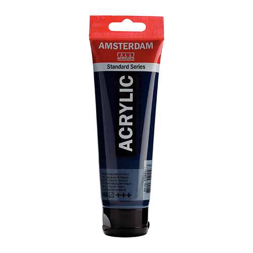 TINTA ACRÍLICA AMSTERDAM 120ML 1709-566 AZUL PRÚSSIA