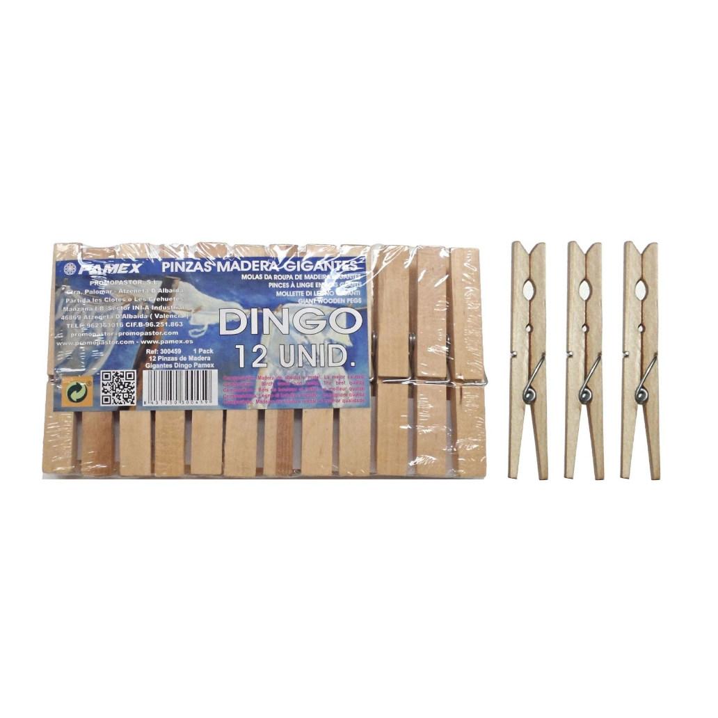 Molas Roupa Madeira 12un