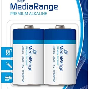 Pilhas MediaRange Premium Alkaline Mono D | LR20 | 1.5V - Pack 2