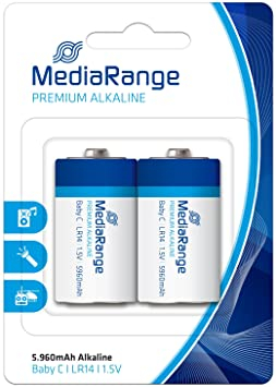 Pilhas MediaRange Premium Alkaline Baby C | LR14 | 1.5V - Pack2