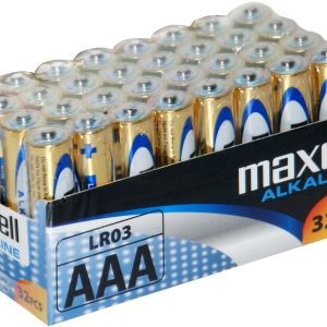 Pilha Alcalinas 1,5V LR03 AAA - MAXELL