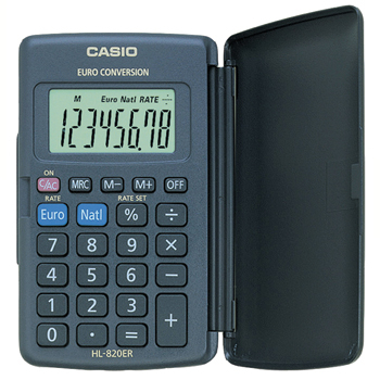 Calculadora de Bolso Casio HL820VER 8 Digitos