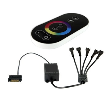 CONTROLADOR LEDS RGB IR TOUCH REMOTE 12V PRETO
