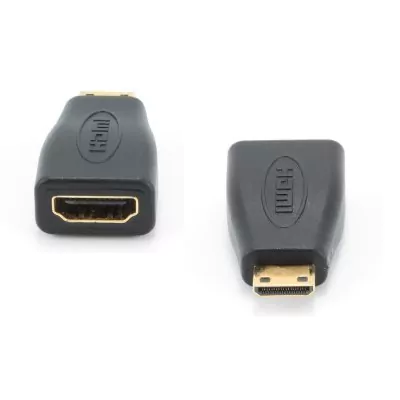Adaptador HDMI-F p/ Mini HDMI-M 1.4 Gold Gembird