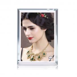 Moldura fotográfica em vidro sublimável 18x23x0,5 cm, com rebordo em bisel espelhado - Image 2