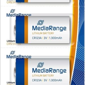 Pilhas de Lítio MediaRange CR123A 3V