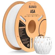 Filamento de Impressão 3D ASA 1,75mm 1Kg (Branco) - ELEGOO