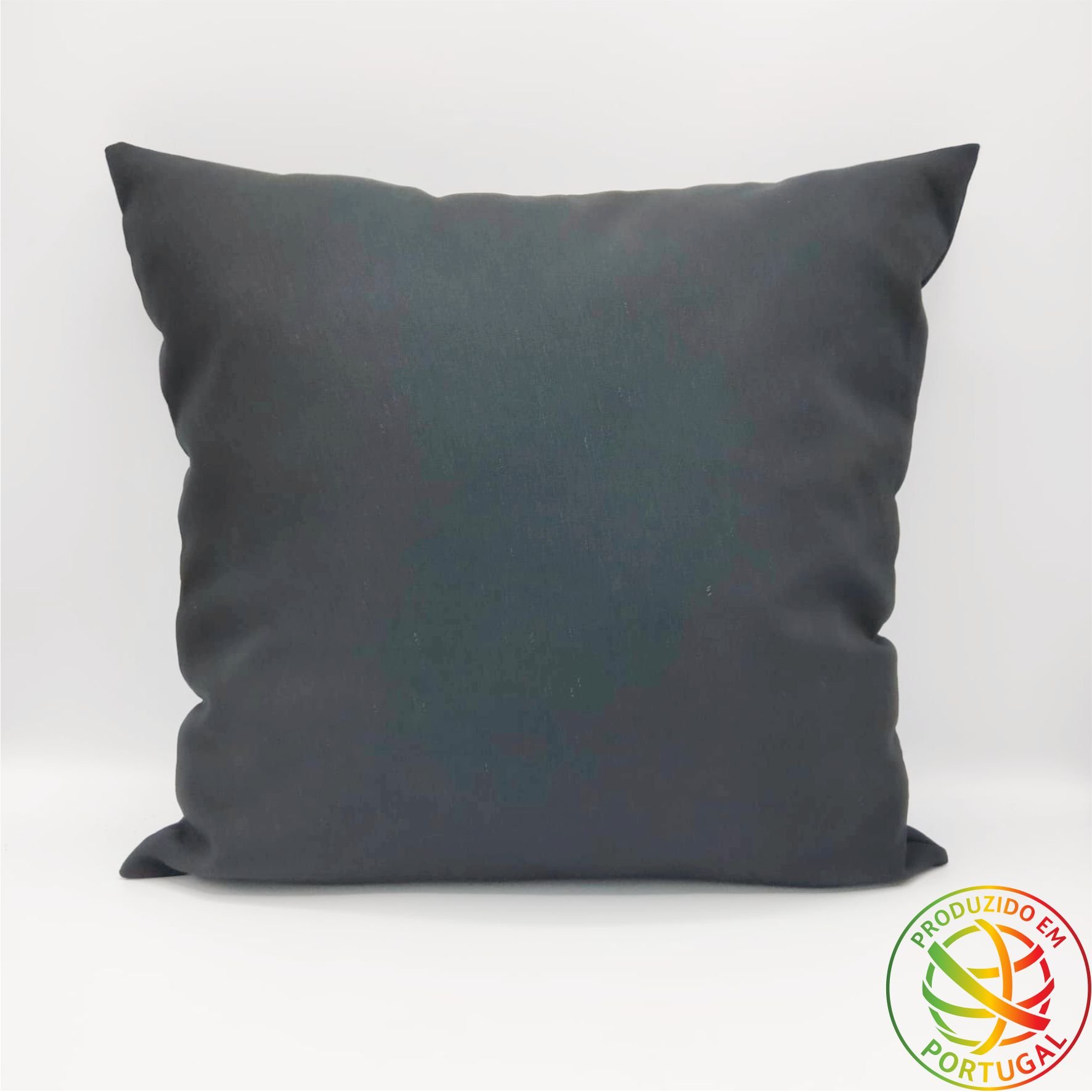 Fronha Almofada Preta com Área Branca - Image 2