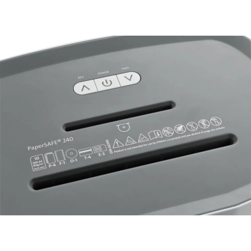 DESTRUIDORA PAPEL DAHLE PAPERSAFE 240 PS240 - 10 FOLHAS, 4X12MM, 25 LITROS - Image 3