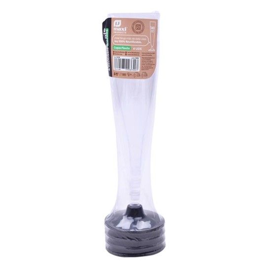 COPO FLUTE 140CC PRETO REUTIL