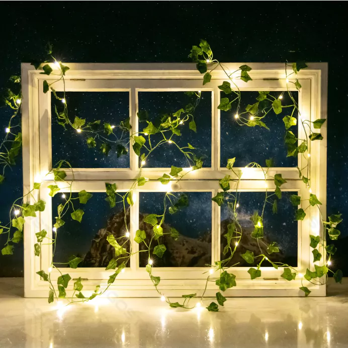 Plantas Solares Simuladas - Trepadeira 2x10 Metros LED 2700K